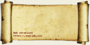 Kristina Conić vizit kartica